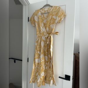 sézane linen summer dress